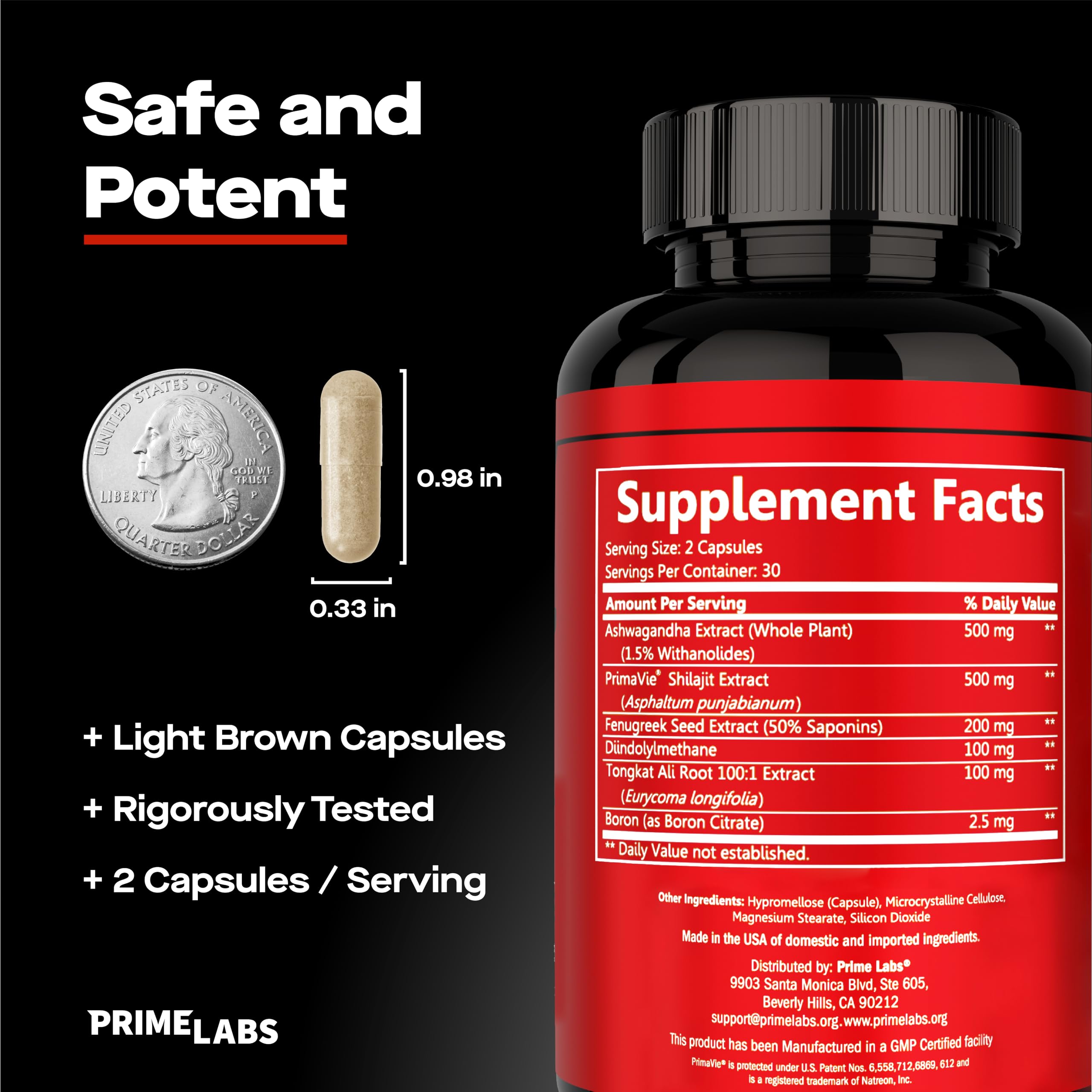 User taking Prime Test Pro capsule as part of routine