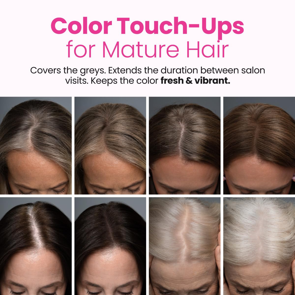 Prime Prometics Instant Coverage Hairline Powder on thinning area adds density.