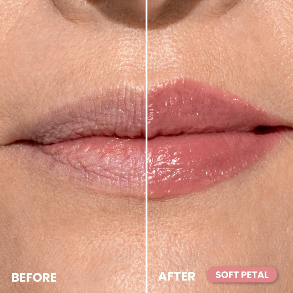 PrimeLip Plumping Lip Balm with five buildable shades from sheer to rich