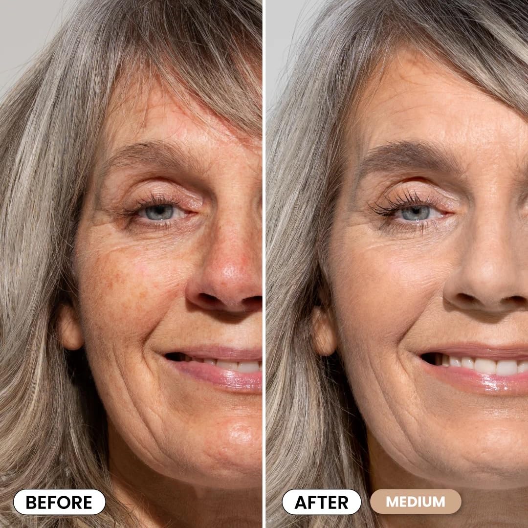 Texture close-up of PrimeSkin CC+ Cream shows natural, blendable finish.