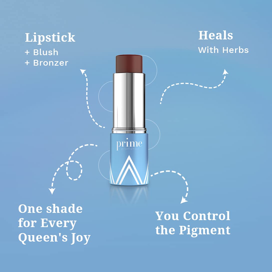 PrimeWand Pigment cheek application delivering natural flush