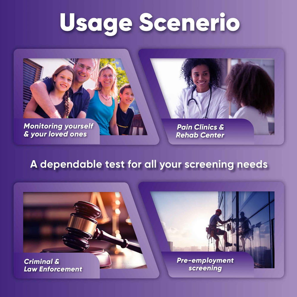 Prime Screen kit shown in a clinical setting for professional testing.