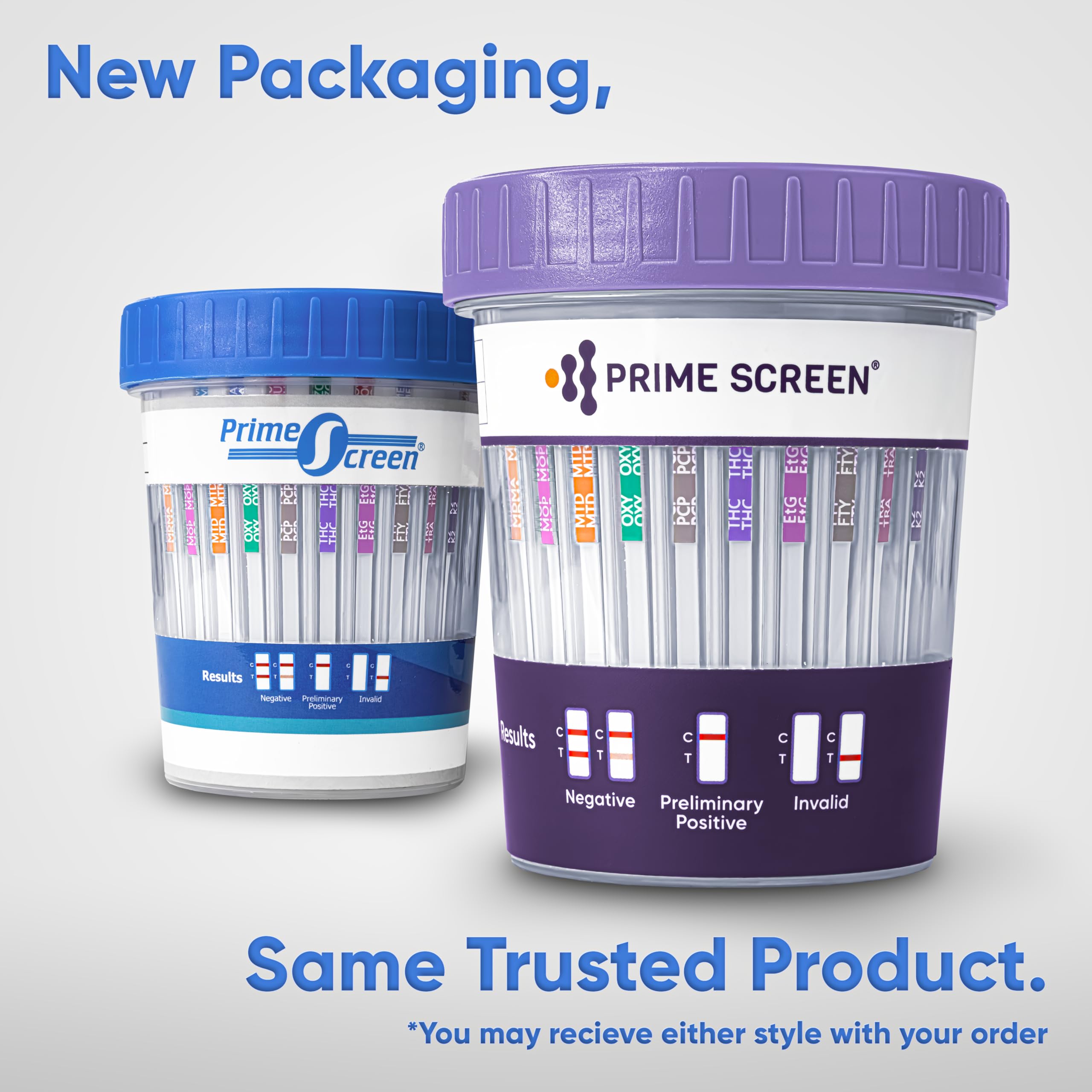 Prime Screen drug-panel list highlights THC, OPI, and more