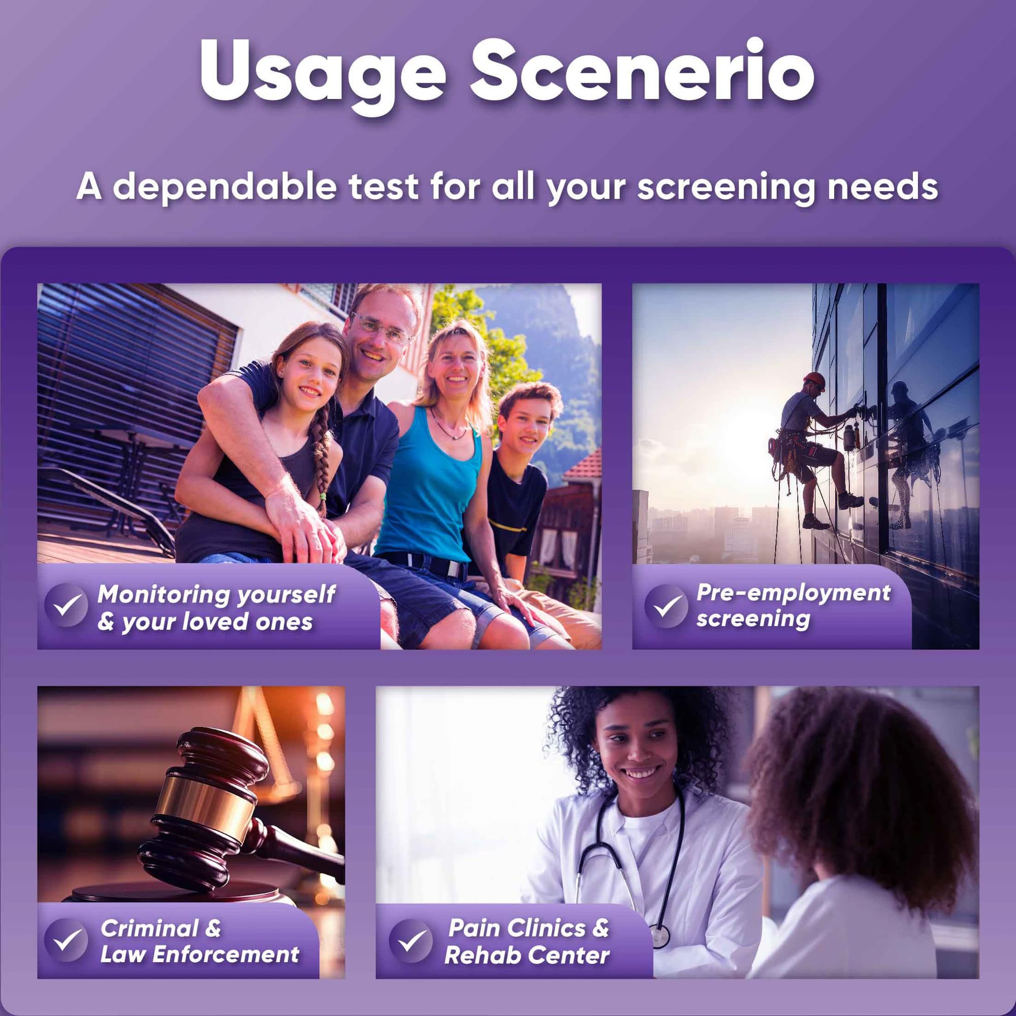 Prime Screen quick read instructions enable fast testing between tasks