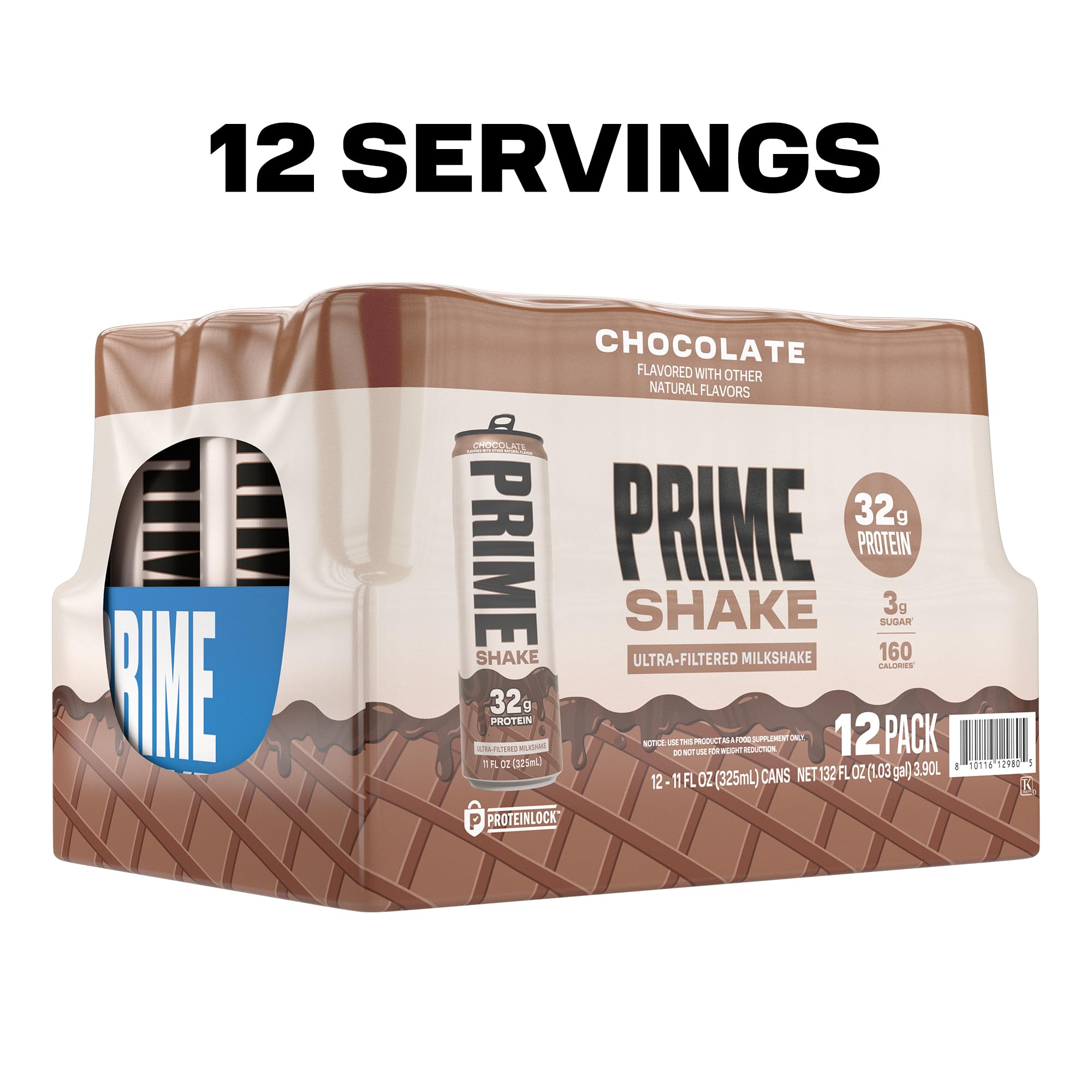 Prime Shakes lactose-free icon emphasizing easy digestion