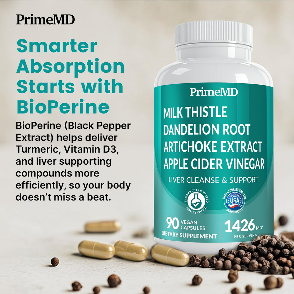 PrimeMD gluten-free and dairy-free formulation on label