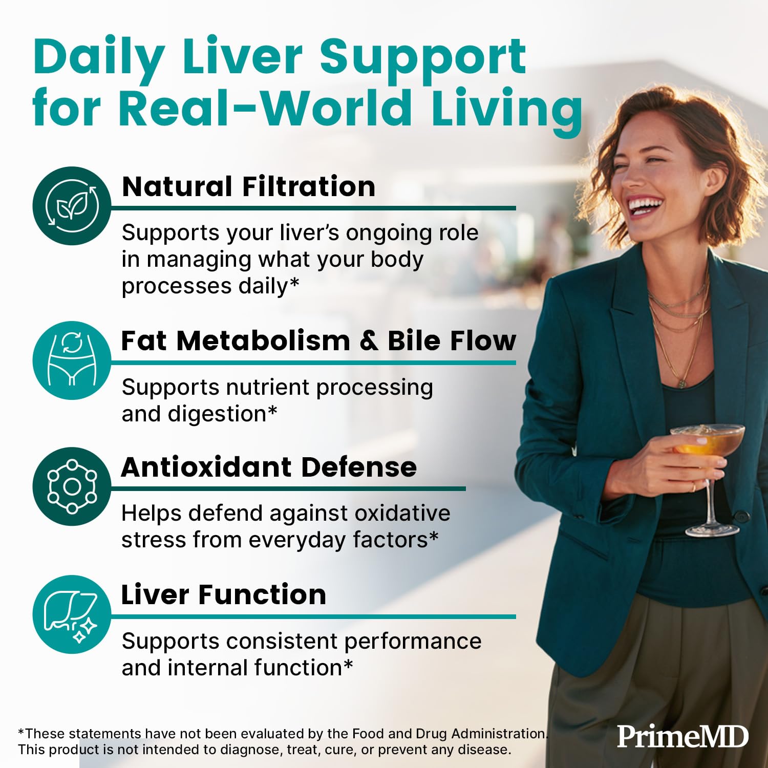 PrimeMD dandelion root component highlighting natural cleansing and fluid balance