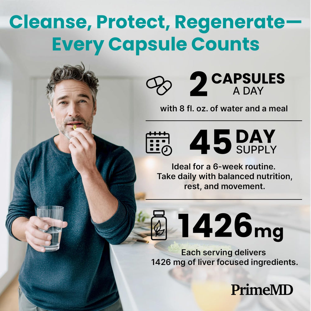 PrimeMD 90-count bottle image emphasizing convenient multi-week supply
