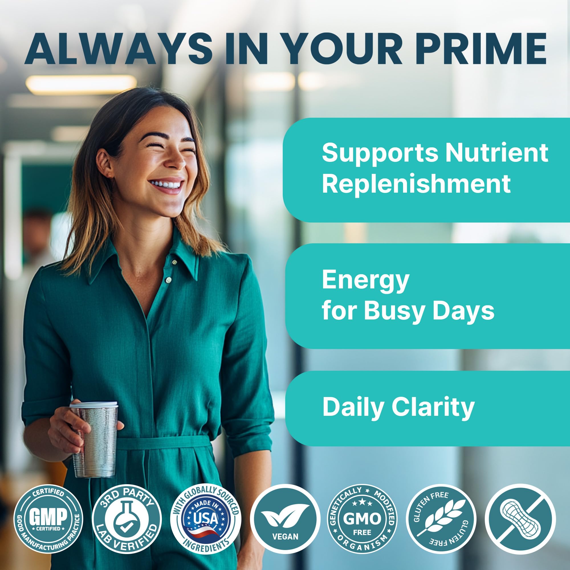 PrimeMD per-capsule nutrition facts showing 601.25 mg calcium per capsule.