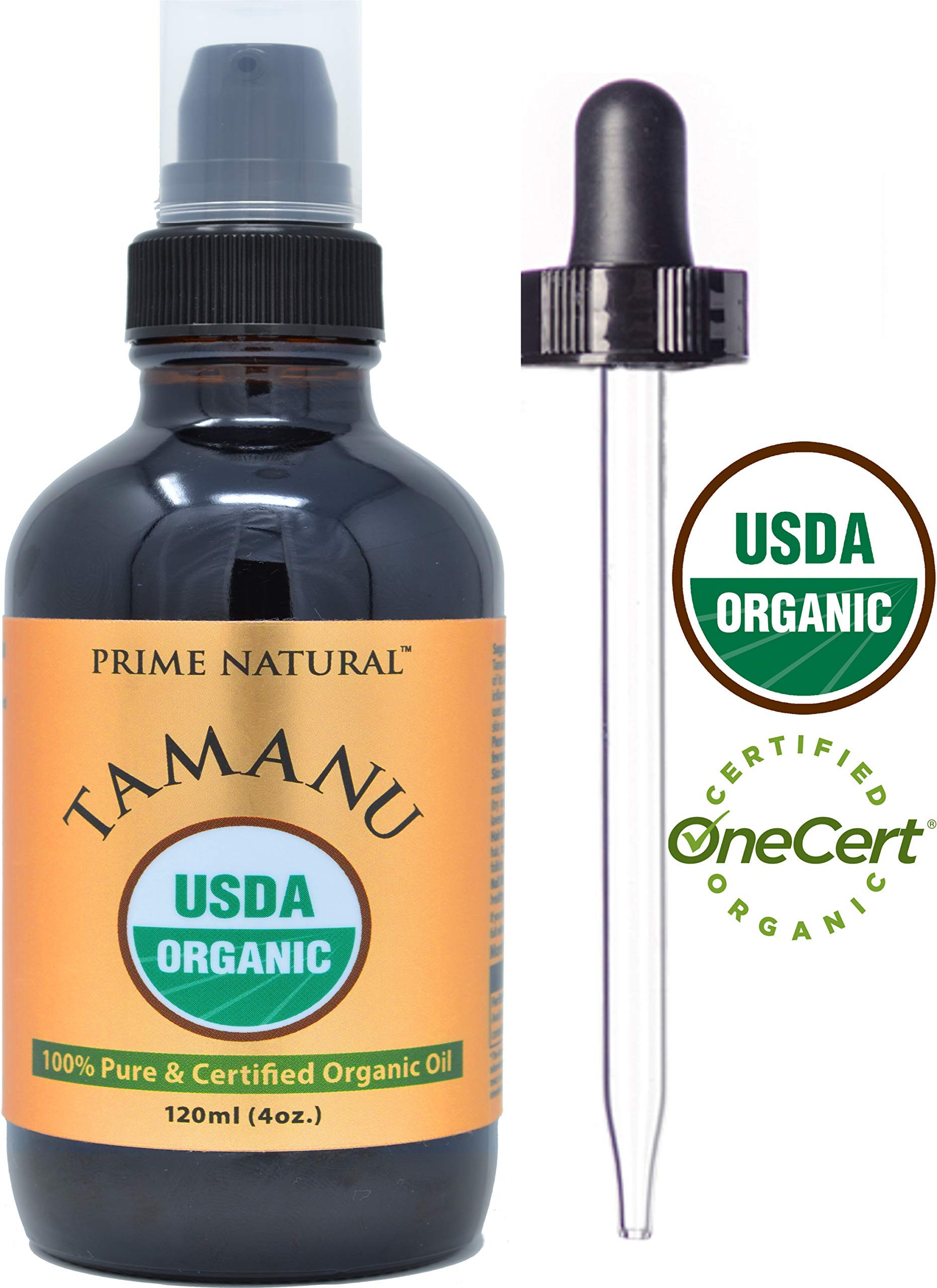 PRIME NATURAL Tamanu Oil being massaged into the scalp for nourished roots.