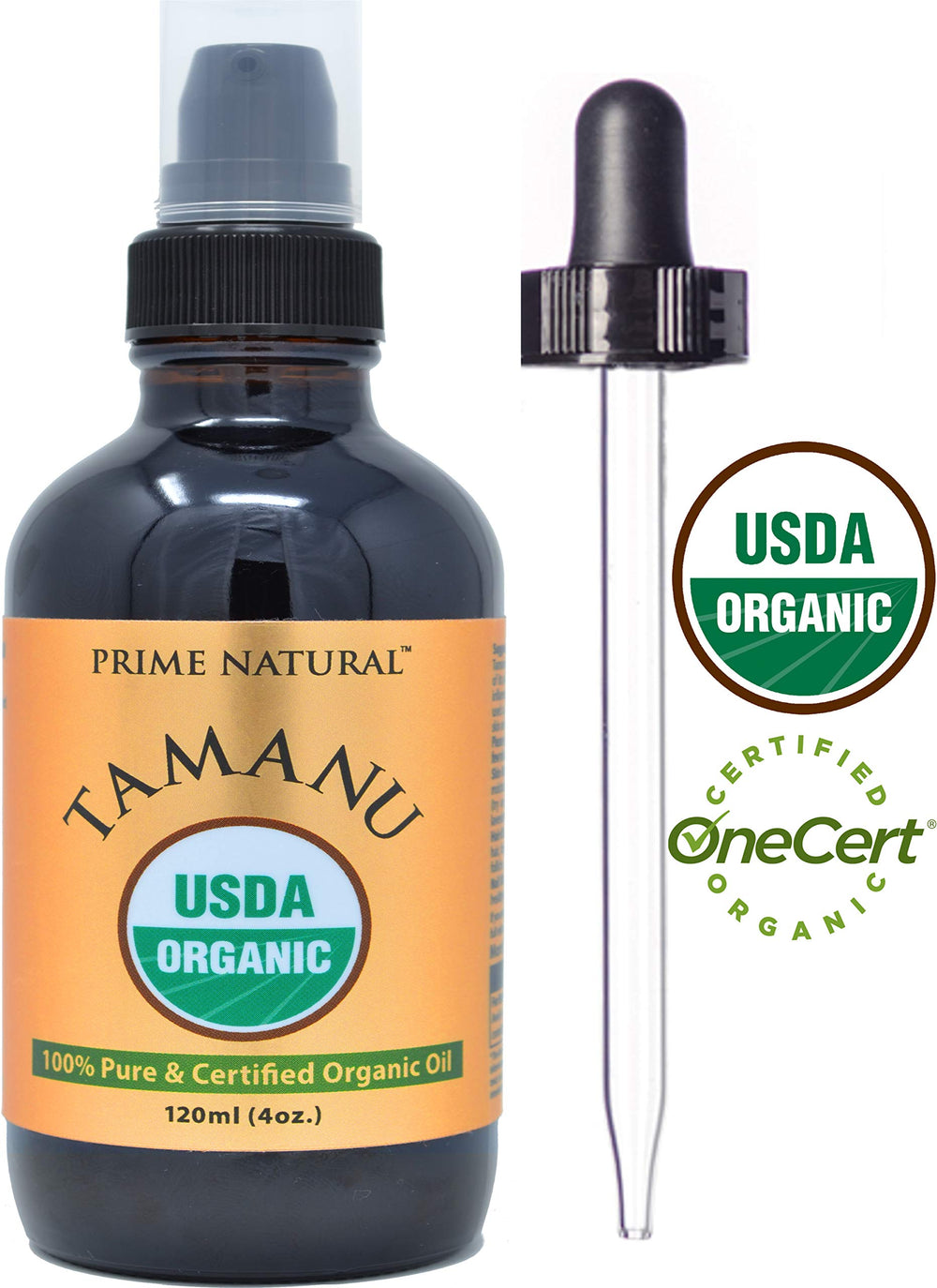 PRIME NATURAL Tamanu Oil being massaged into the scalp for nourished roots.