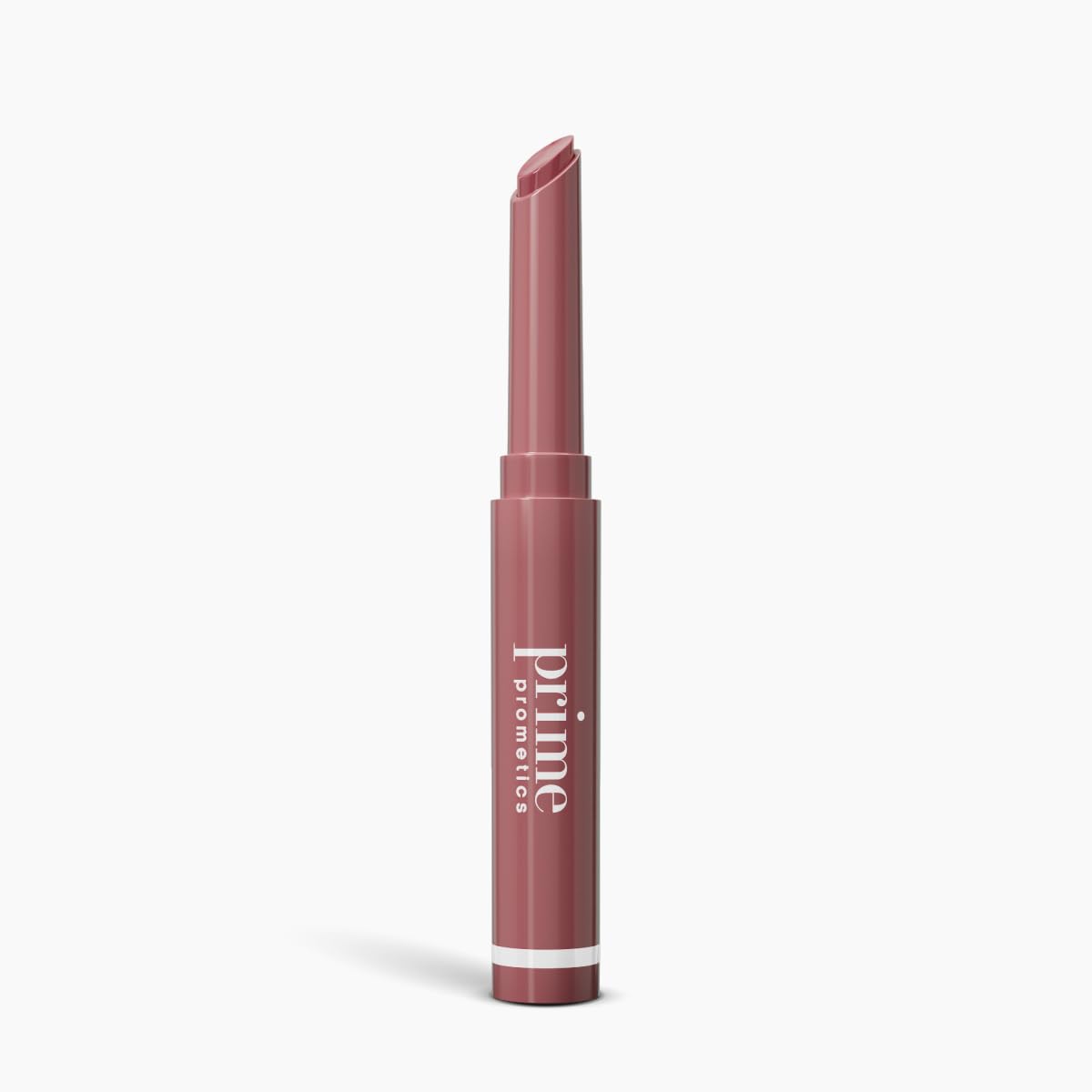 PrimePrometics PrimeLip plumping balm stick front view showing smooth, hydrated lips