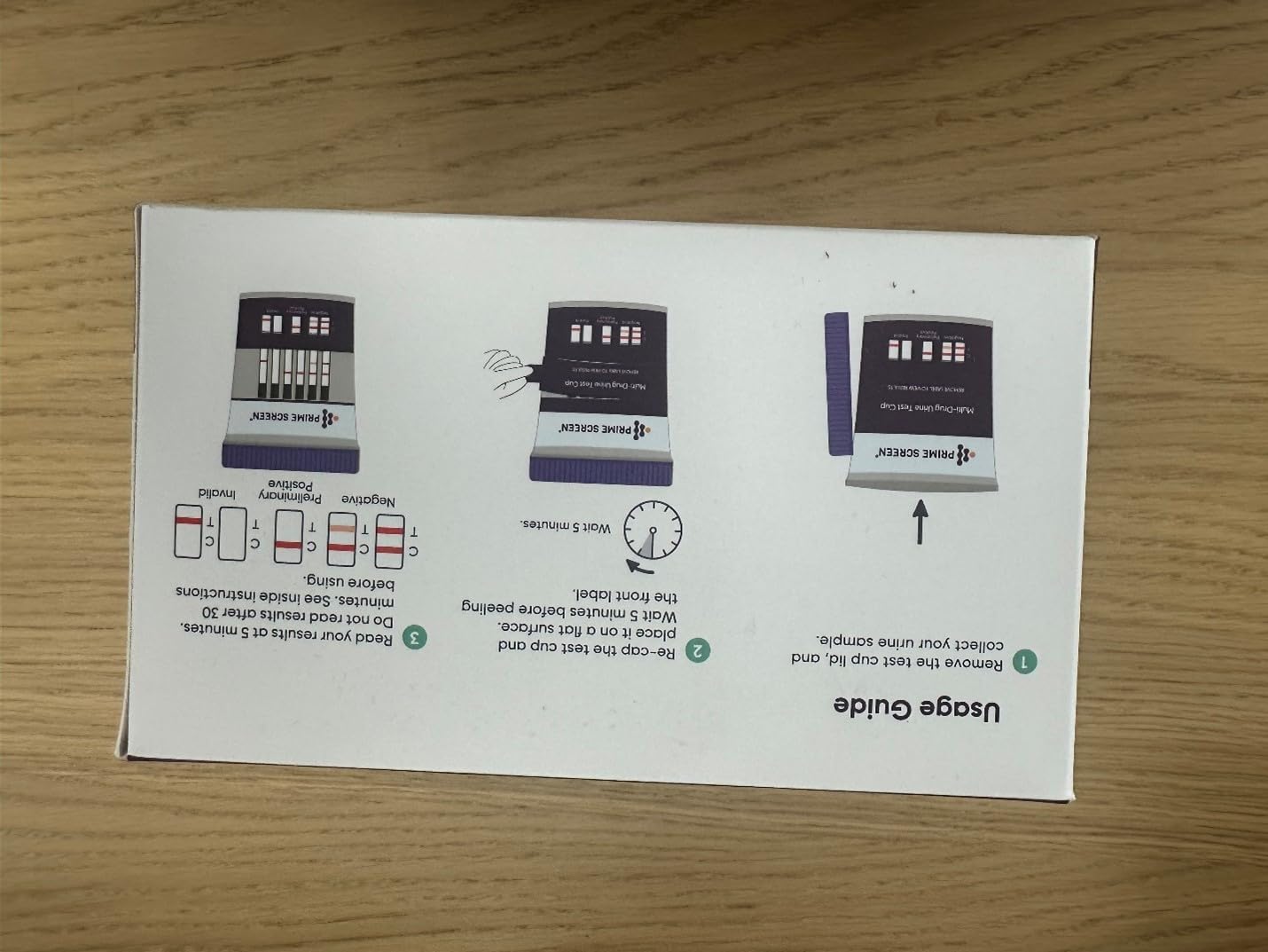 Prime Screen home-use ready packaging for OTC convenience.