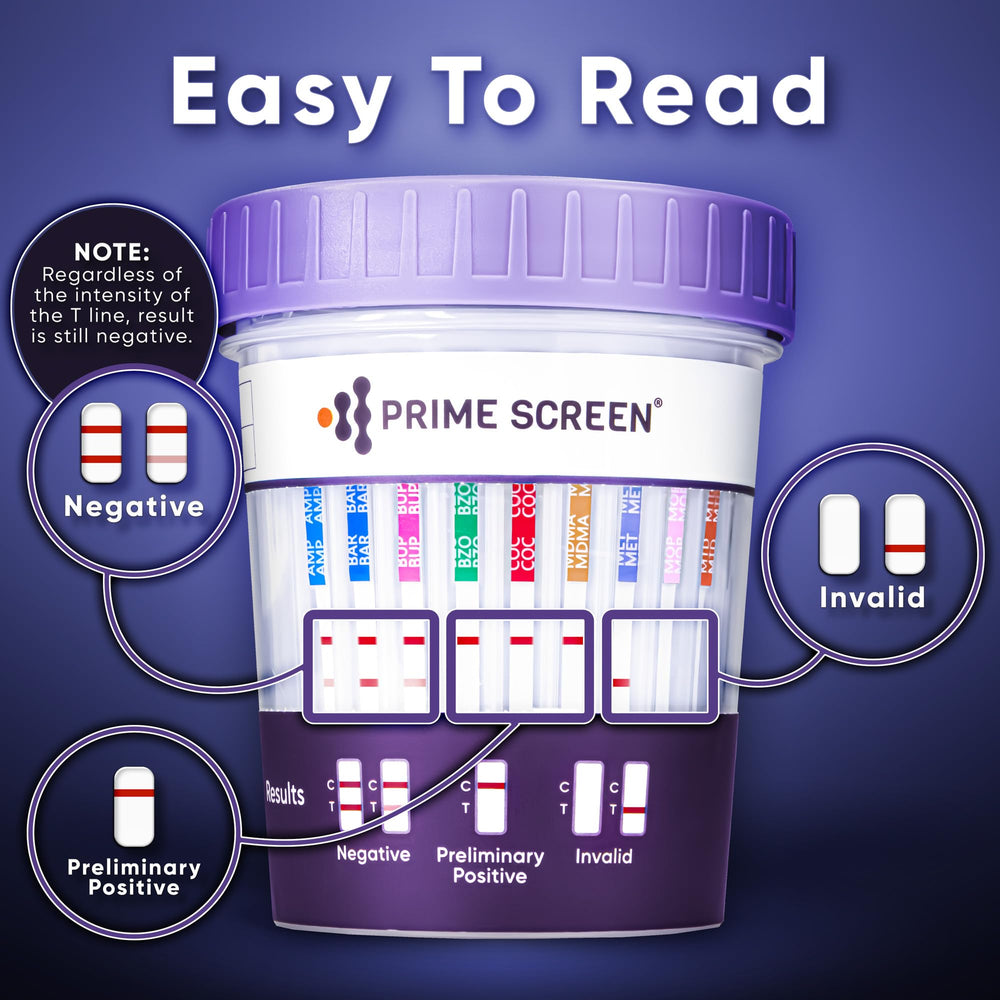 Prime Screen lab-grade accuracy claim badge for confidence.