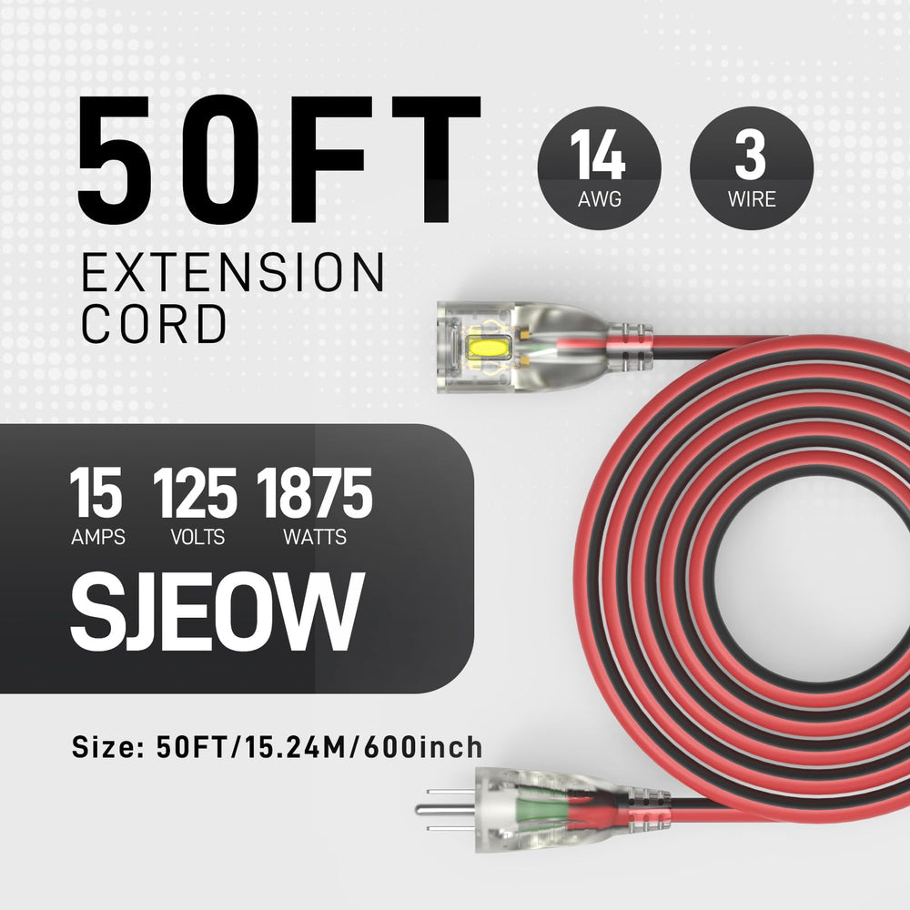 PRIMOWIRE 14/3 copper wiring ensures reliable power delivery for medium-duty equipment