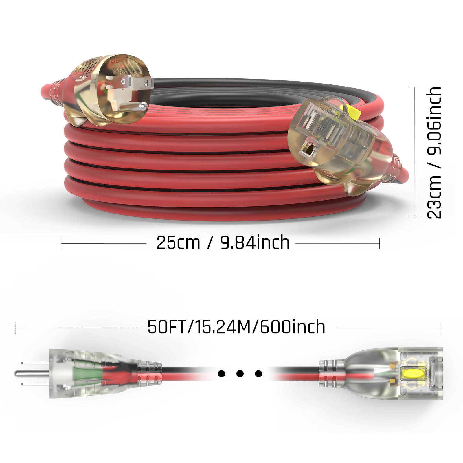 PRIMOWIRE ETL certified extension cord for safe indoor and outdoor use