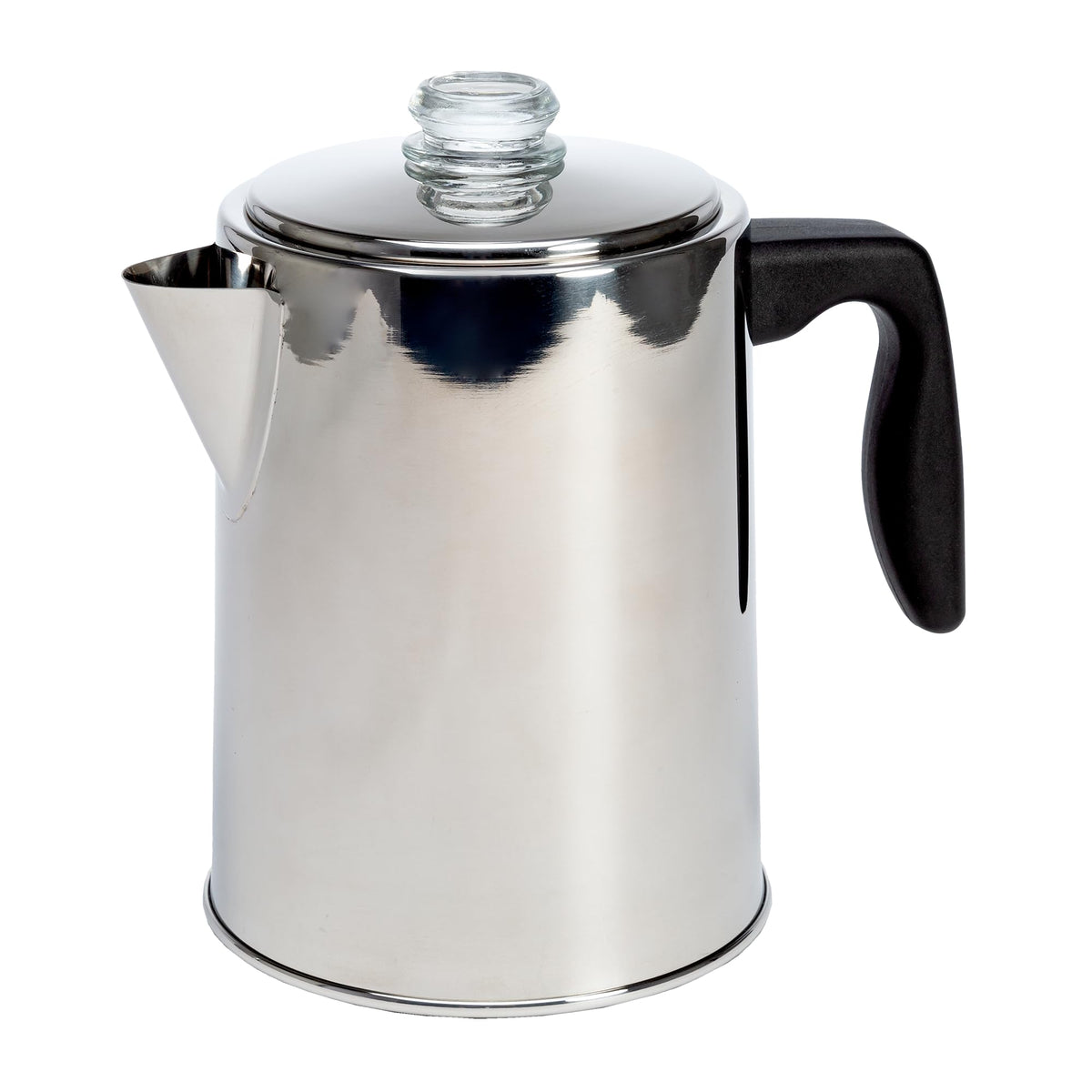 Primula stovetop coffee percolator ready to brew up to 8 cups.