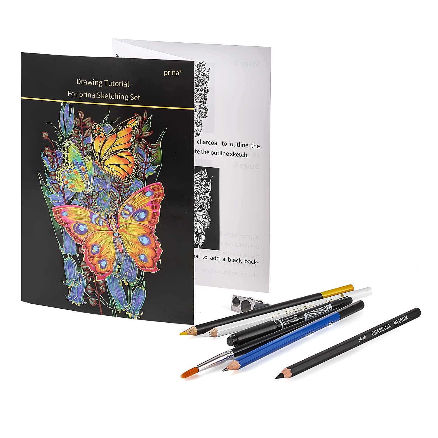 PRINA 7-step drawing tutorial guide for beginner-friendly learning