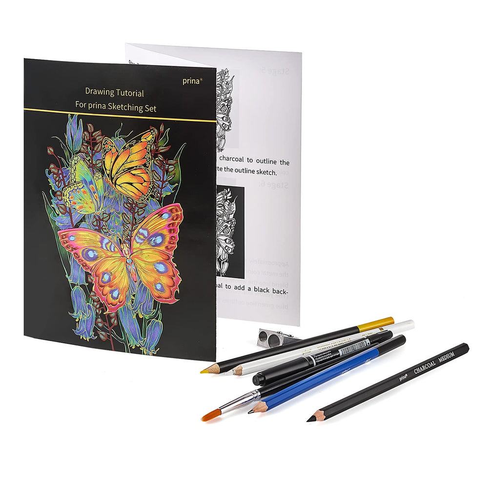 PRINA 7-step drawing tutorial guide for beginner-friendly learning