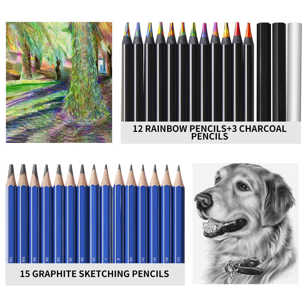PRINA spiral sketchbook provides mixed paper for versatile drawing experiments.