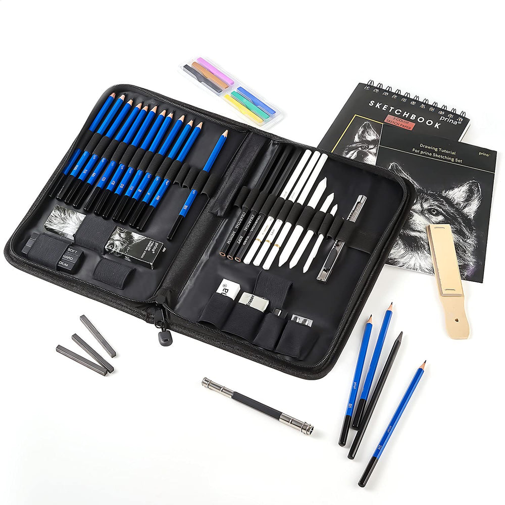 PRINA blending stumps and erasers support seamless shading and corrections