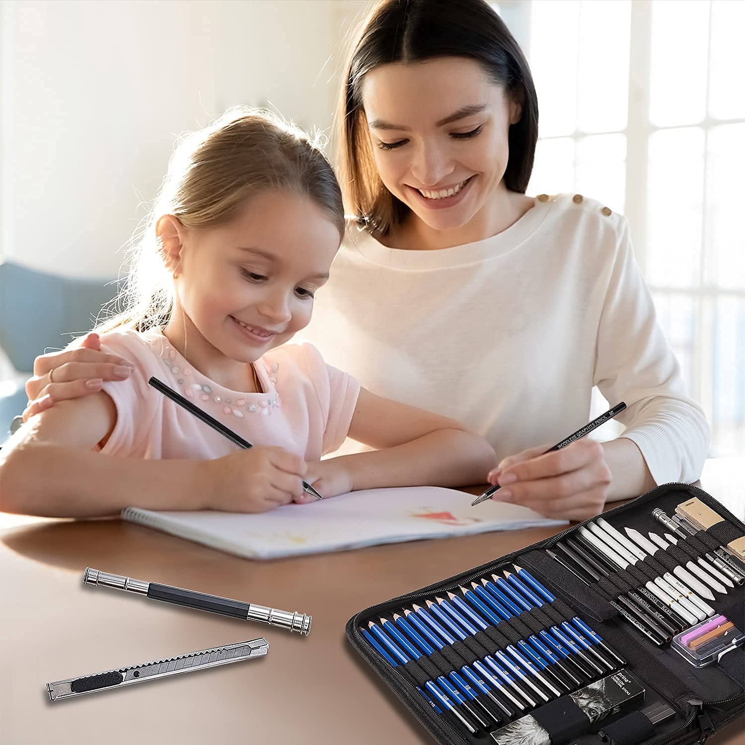 PRINA soft pastels sticks add vibrant color to sketches and tonal studies