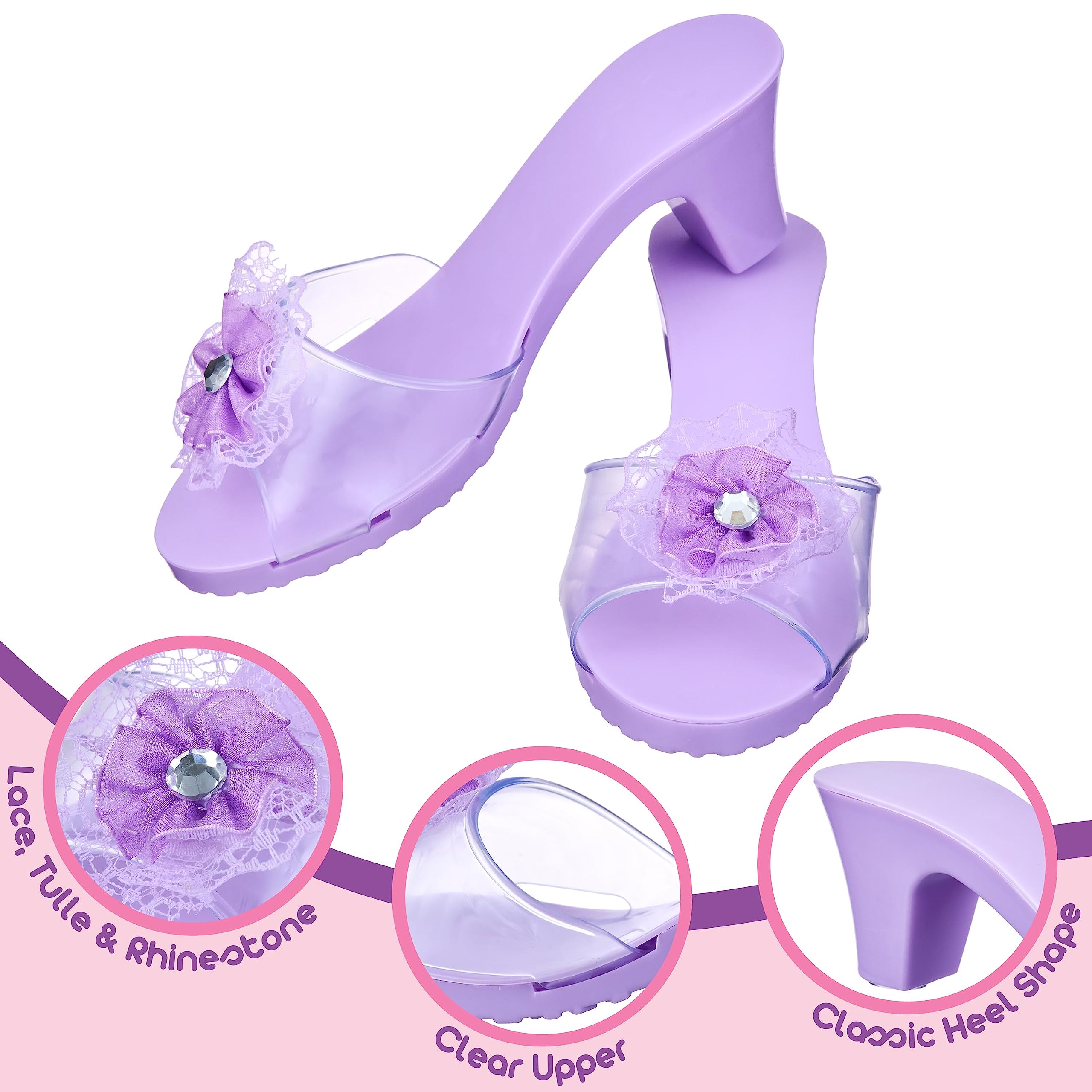 PRINCESS EXPRESSIONS mini carrying case keeps shoes organized for outings