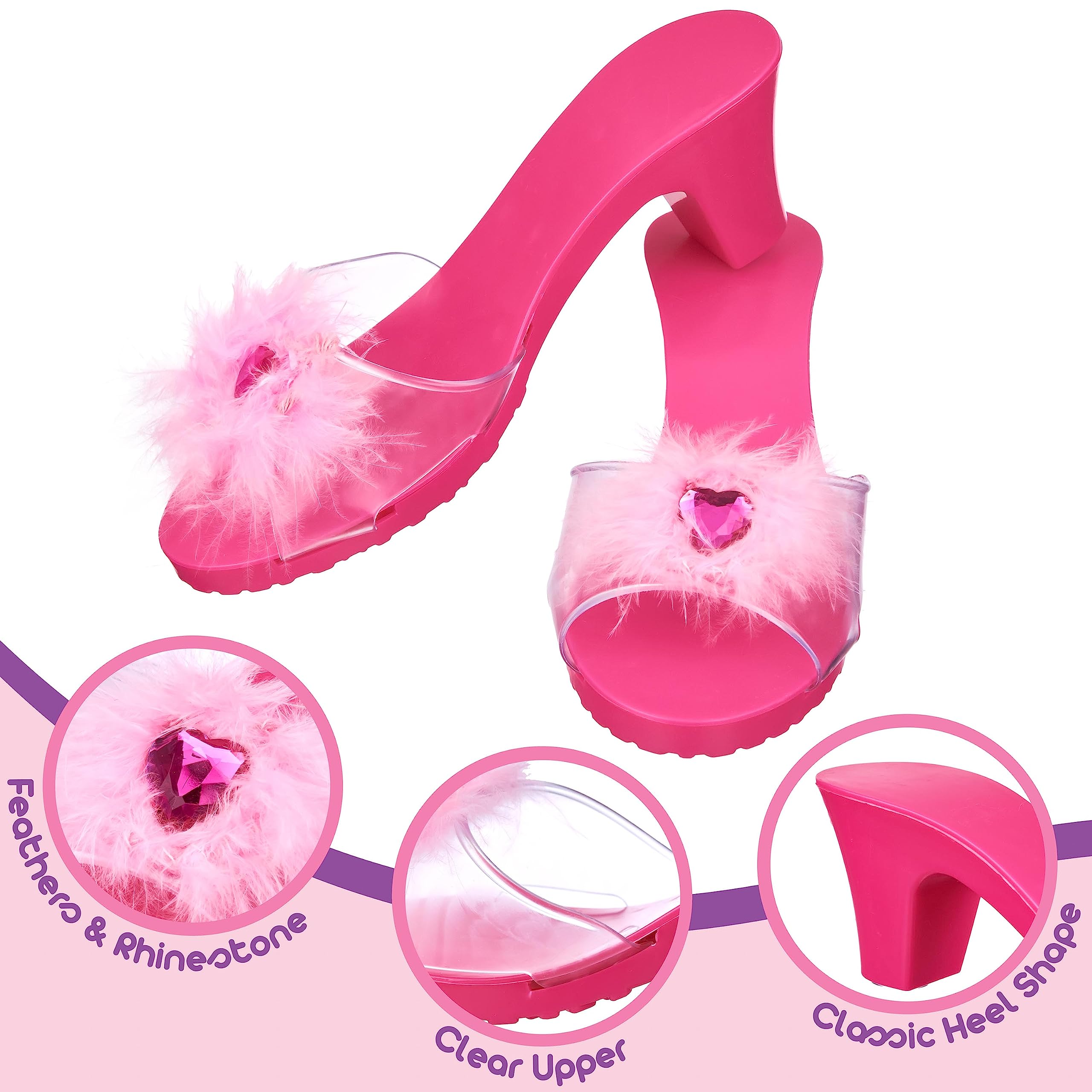 PRINCESS EXPRESSIONS 7.3-inch fit suitable for toddlers ages 1.5 to 5 years
