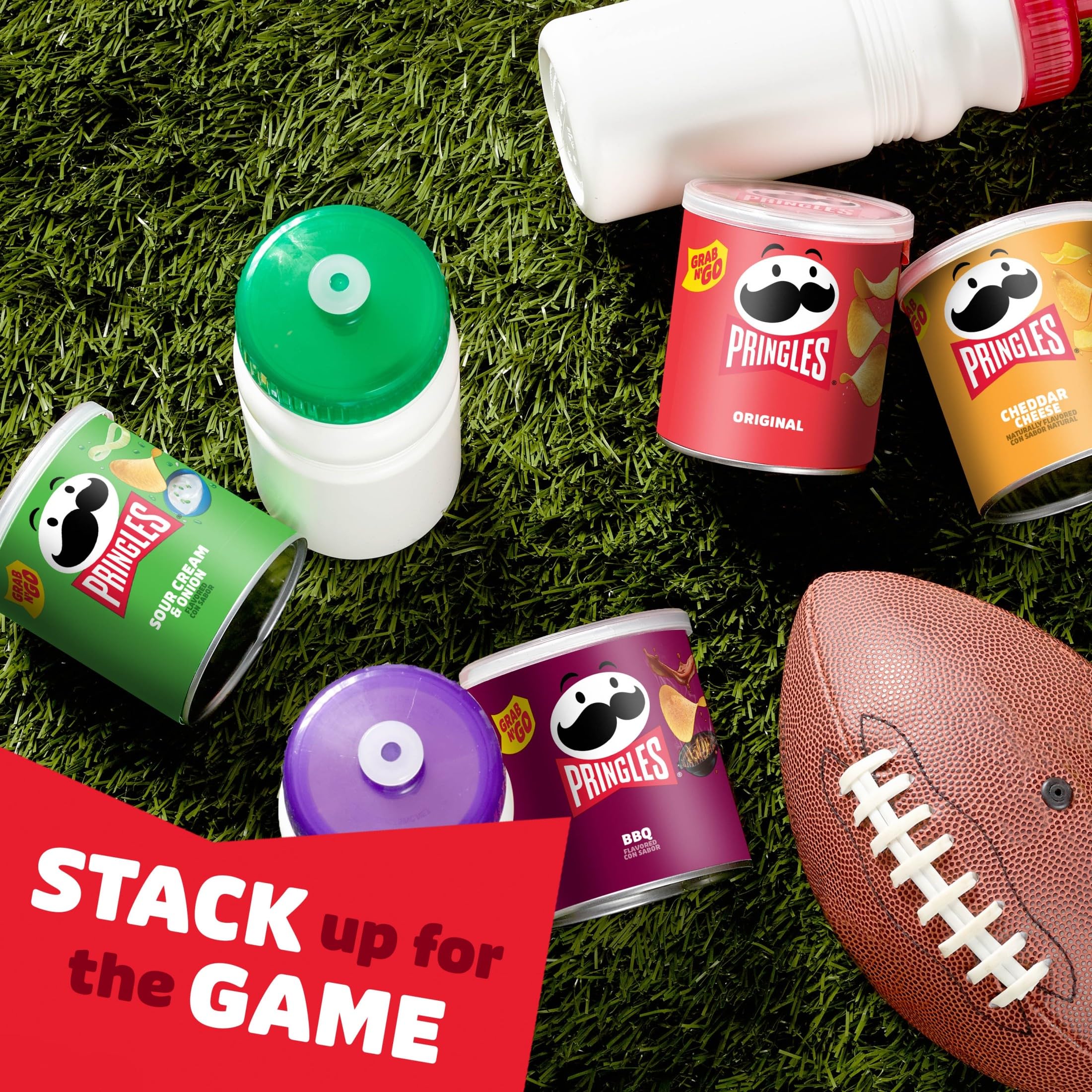 Pringles BBQ cans featuring smoky sweet flavor