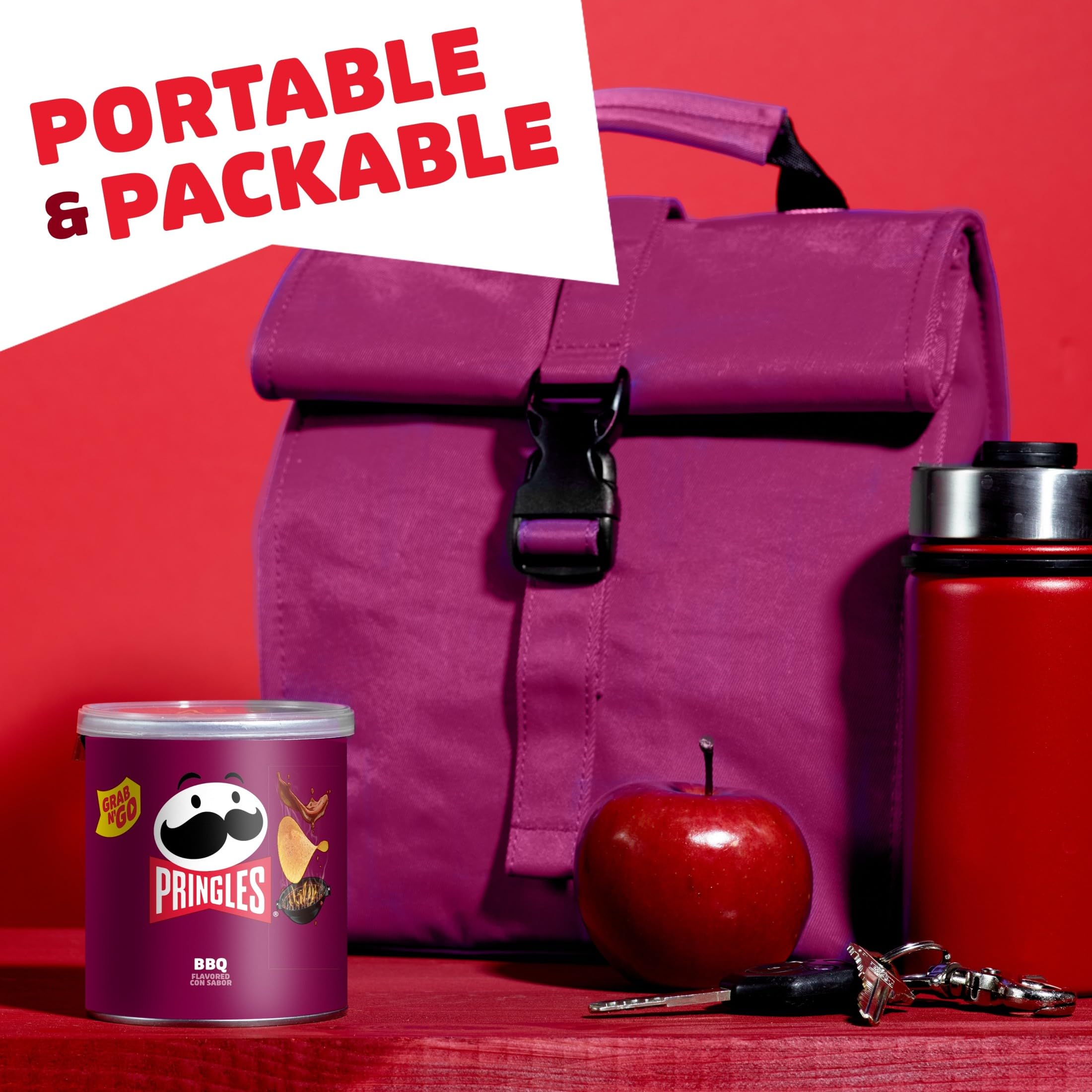 Pringles BBQ lunchbox snack idea for school or work.