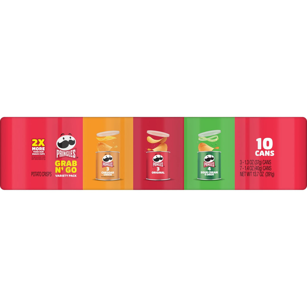 Pringles desk-snack at work for quick breaks and focus boosts