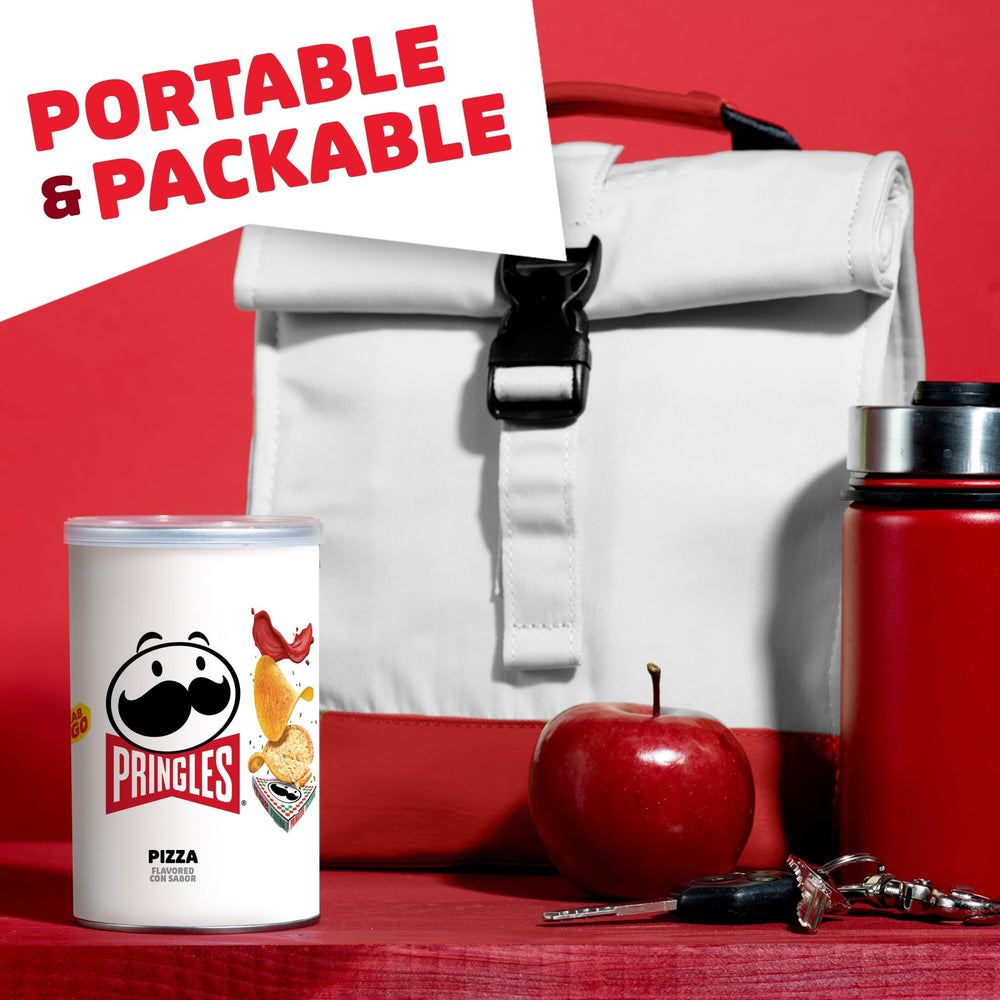 Pringles Salt and Vinegar in a 16-can pack, tangy crunch at lunch.