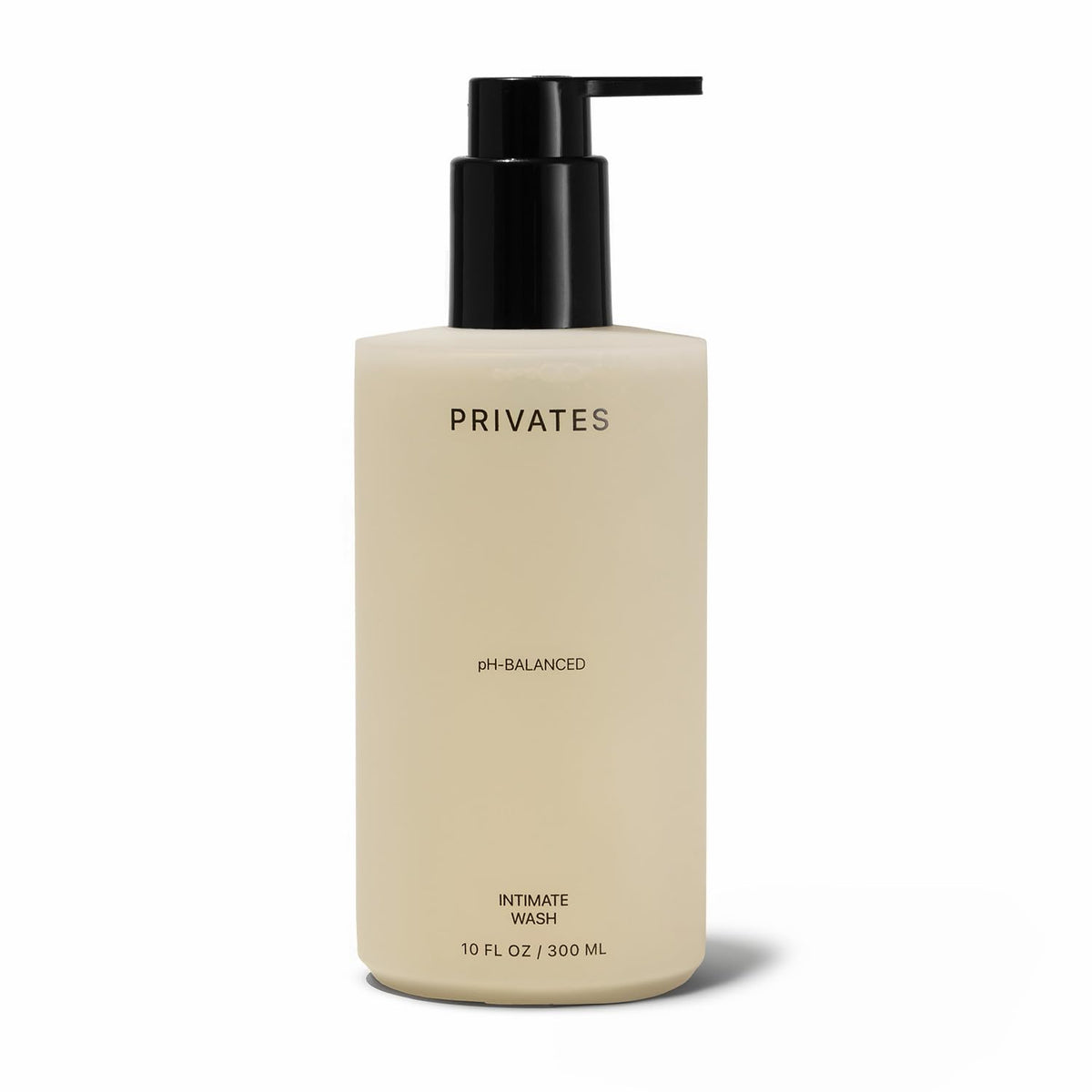 PRIVATES pH-balanced intimate wash bottle offers daily, gentle cleansing.