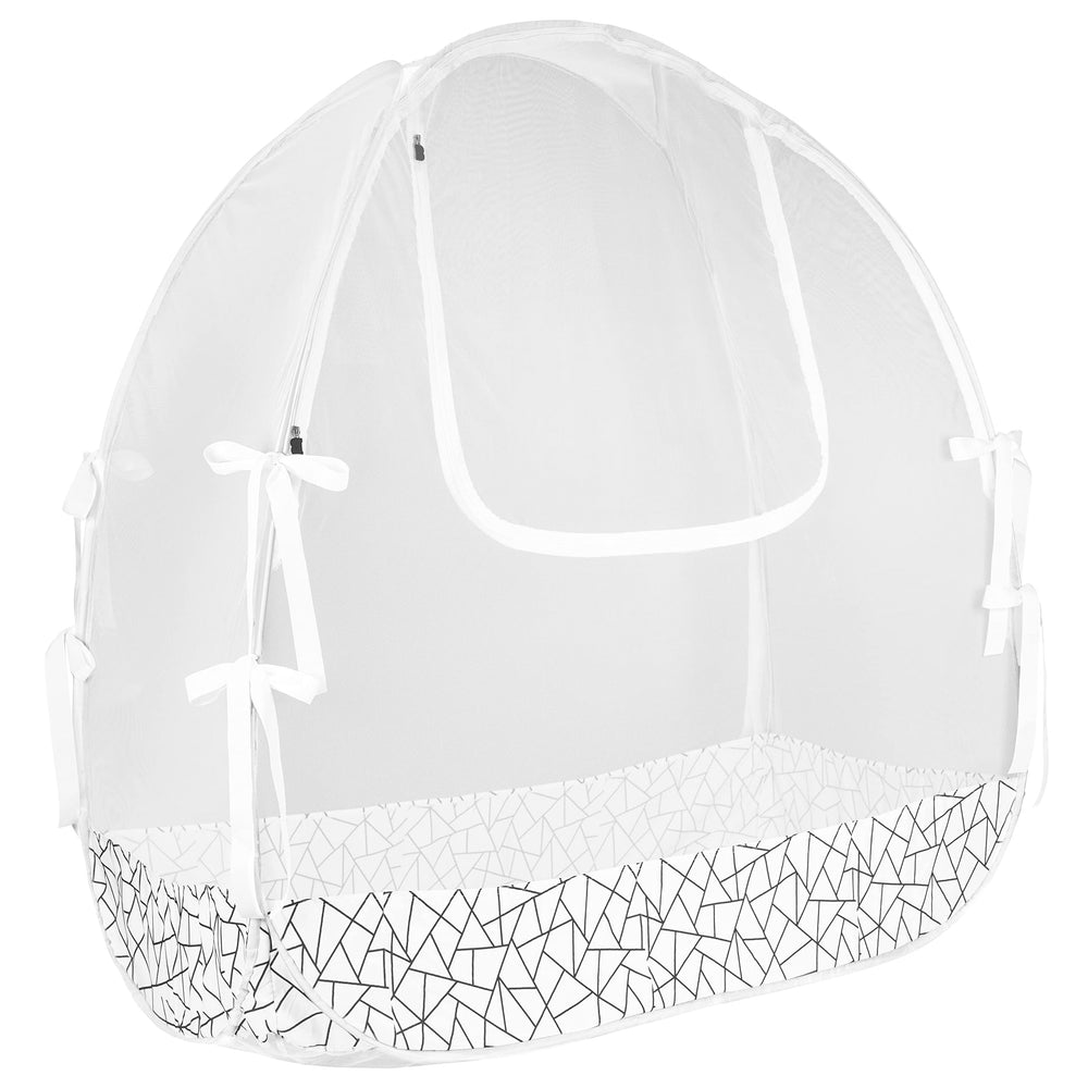 Pro Baby Safety crib tent standard-crib fit showcase in compact nursery.