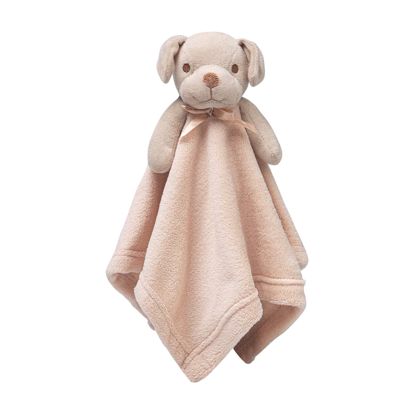Pro Goleem dog security blanket brown full view, comforting lovey for babies