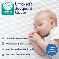 Pro Goleem breathable foam promotes airflow to help regulate baby temperature.