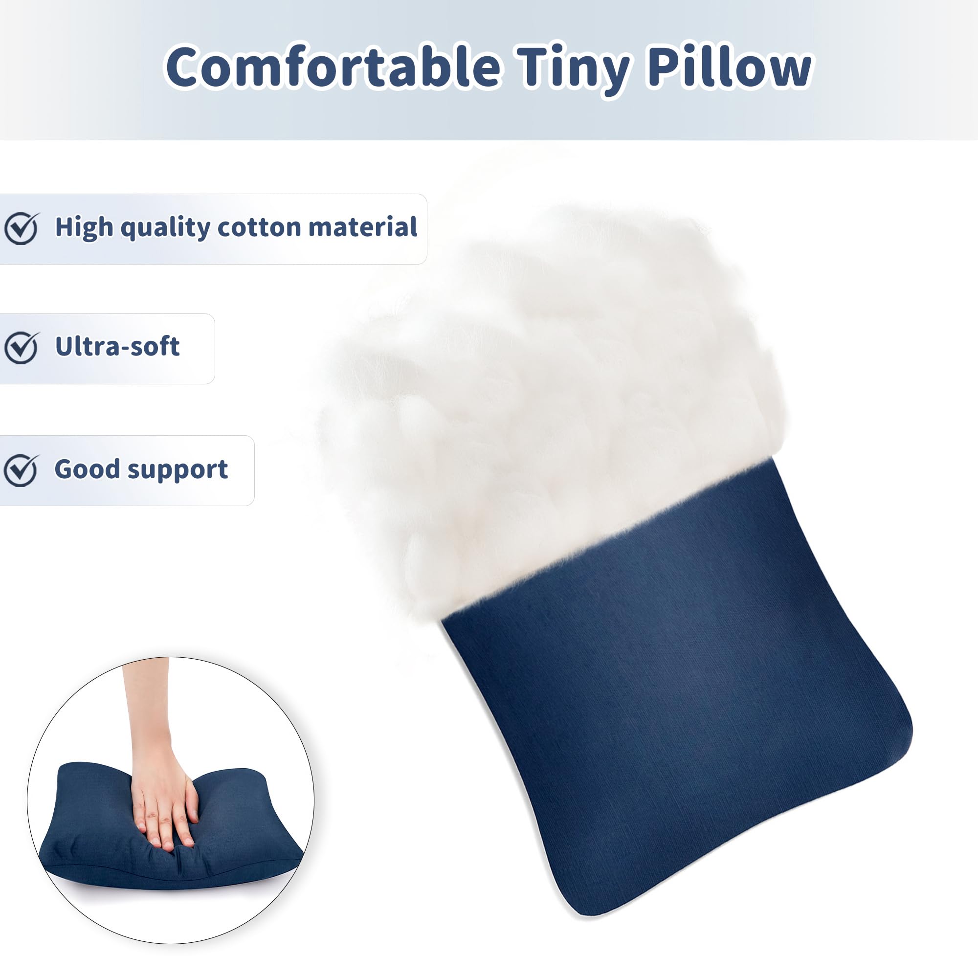 Pro Goleem small pillow used as a pet bed in a crate.