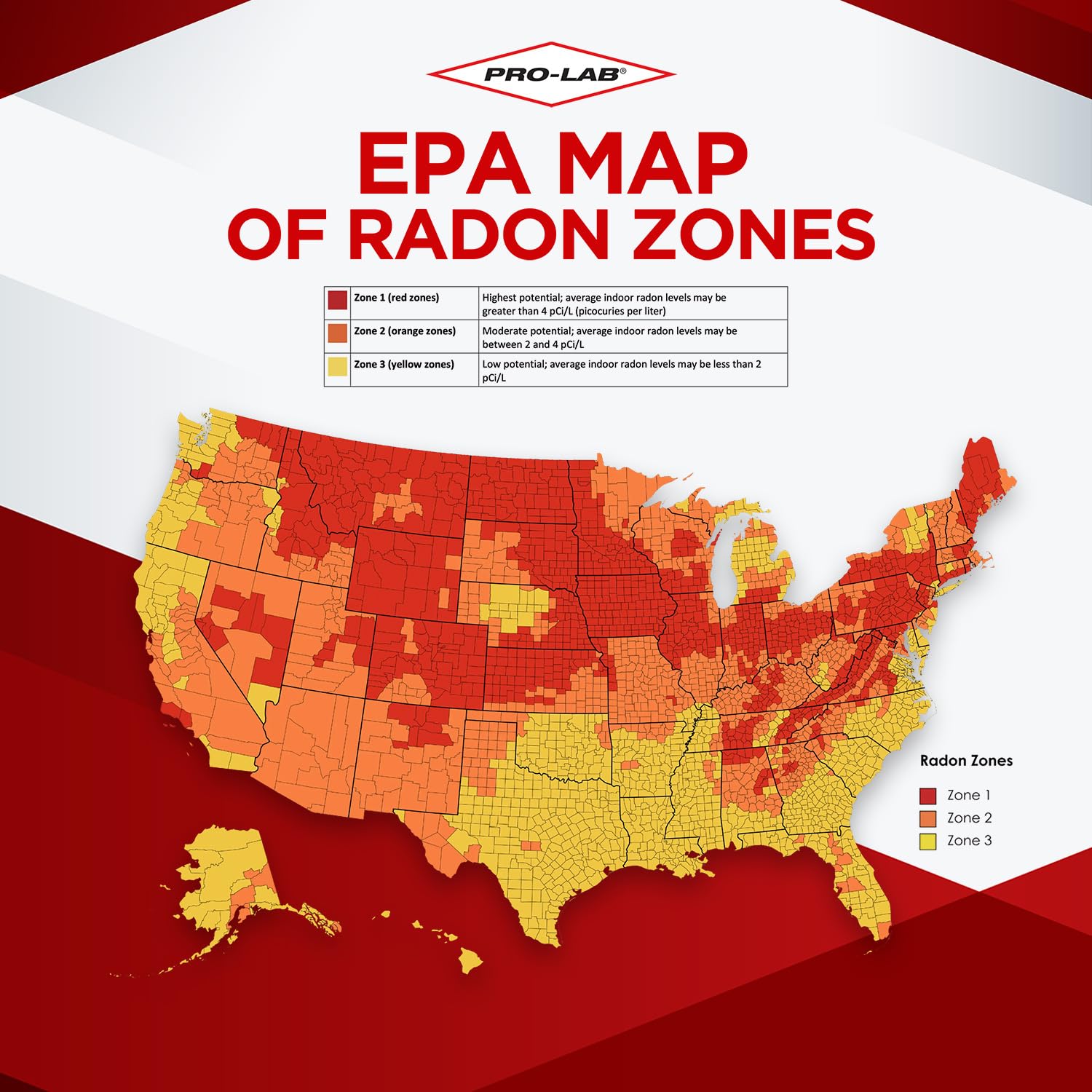 PRO-LAB Radon Kit suits real estate transactions with two detectors.