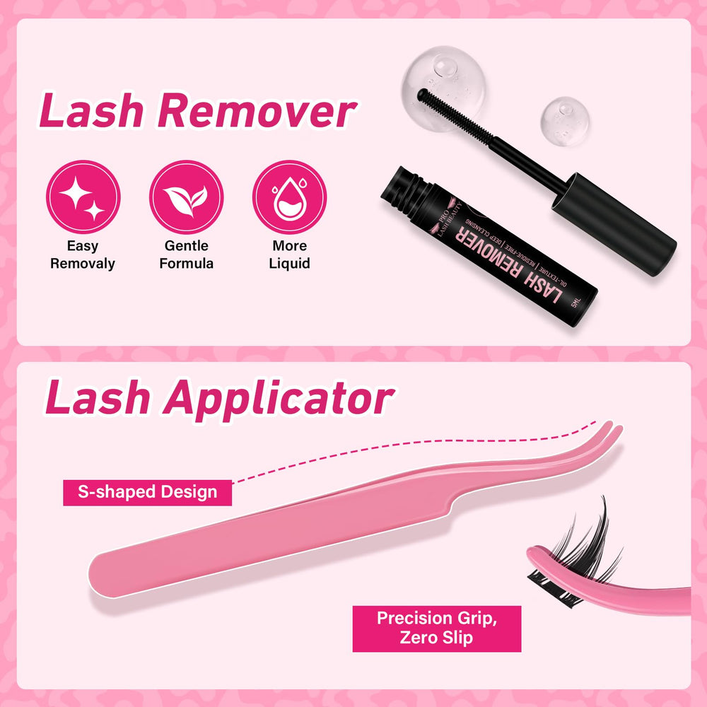 Style One manga lash clusters for a delicate flutter