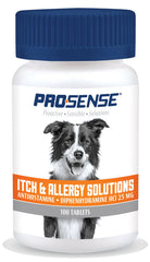Pro-Sense Itch & Allergy packaging shows fast relief for dog allergy symptoms