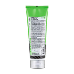 Pro Tan Get Buffed pre-tan scrub close-up emphasizes gentle exfoliation and fragrance.