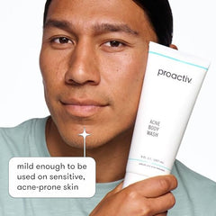 Proactiv beads bursting to smooth and soften skin.