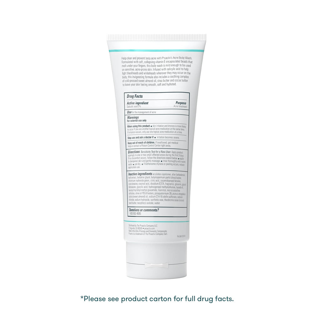 Proactiv formula with shea butter and vitamin E softens.