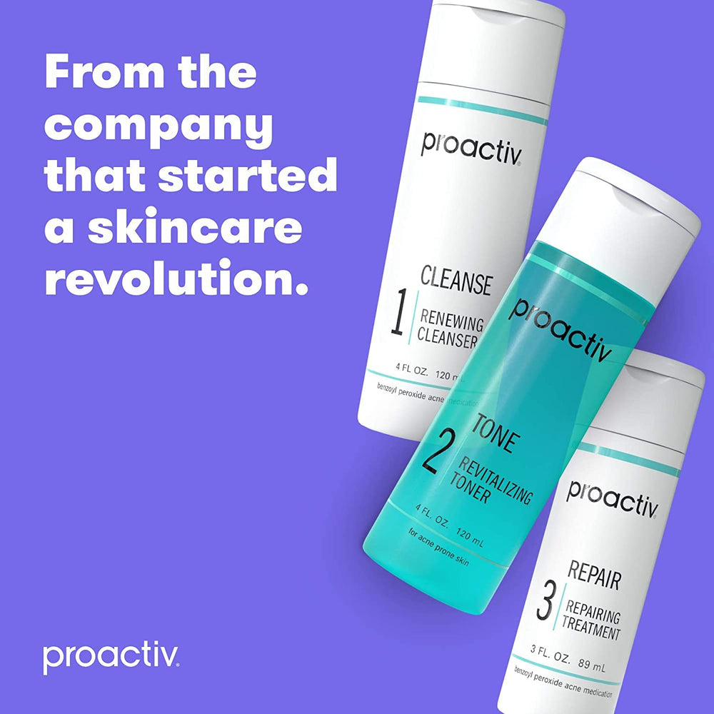 Close-up of Proactiv cleanser beads for gentle exfoliation