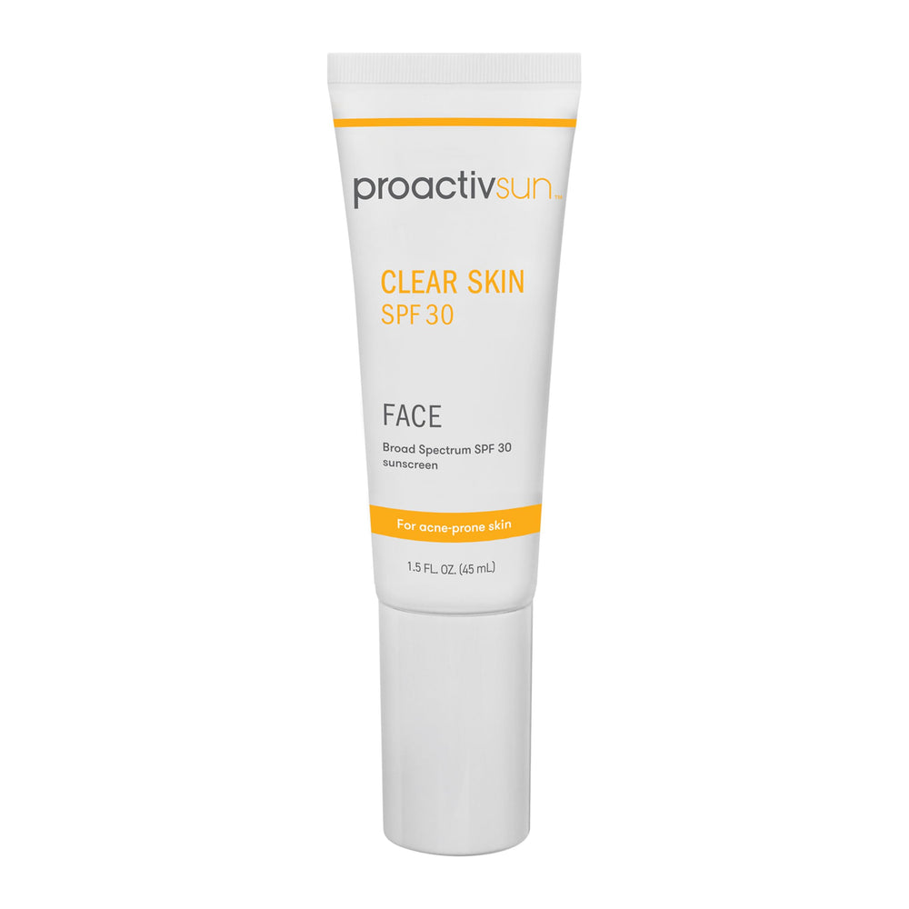 Proactiv Clear Skin SPF 30 bottle with oil-free matte moisturizer.