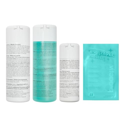 Proactiv exfoliating toner bottle refreshing skin and helping unclog pores.