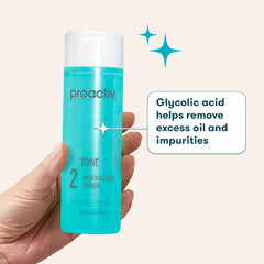 Proactiv Hydrating Toner face-application demonstrates gentle exfoliation and balance.