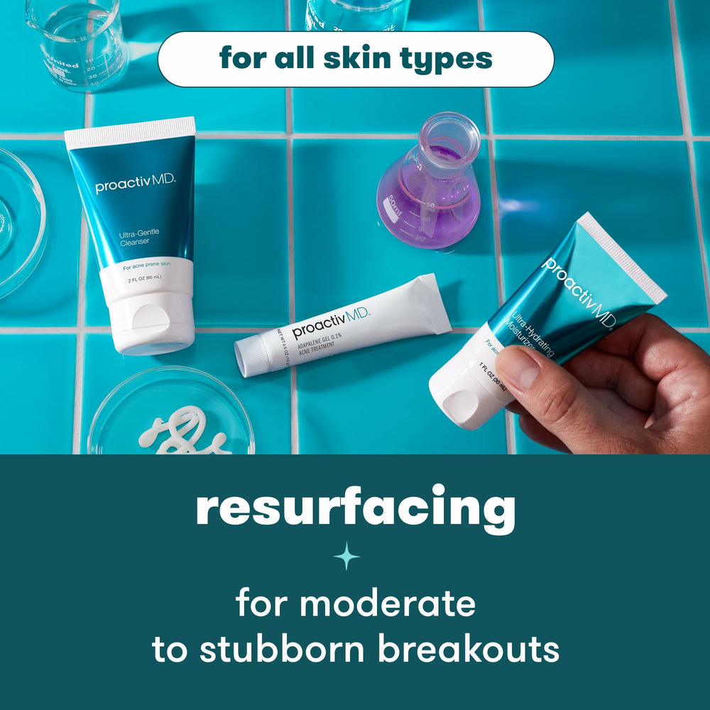 Proactiv MD face cleanser with green tea for gentle cleansing.