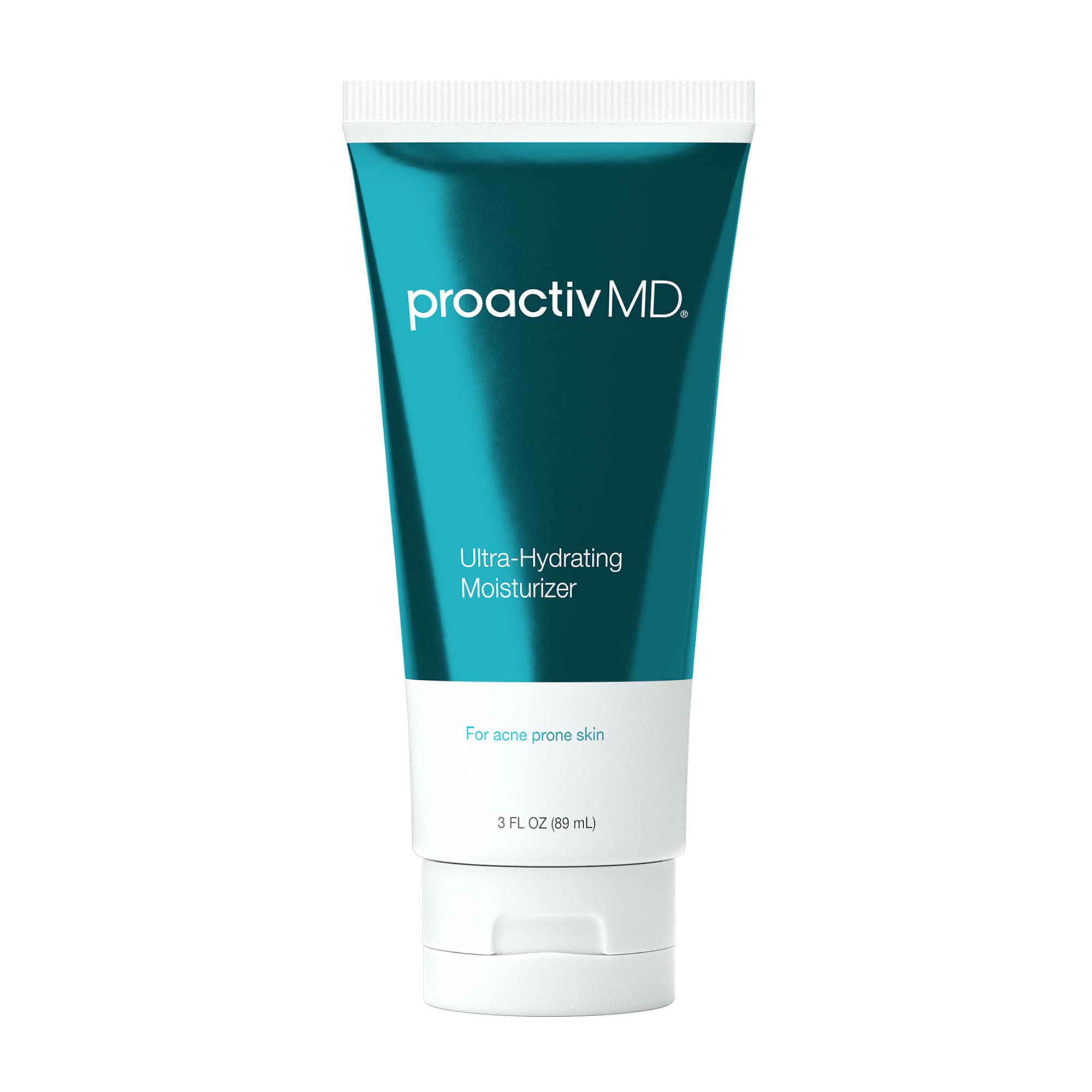 Proactiv MD Ultra-Hydrating moisturizer bottle pour shows even application and hydration benefits