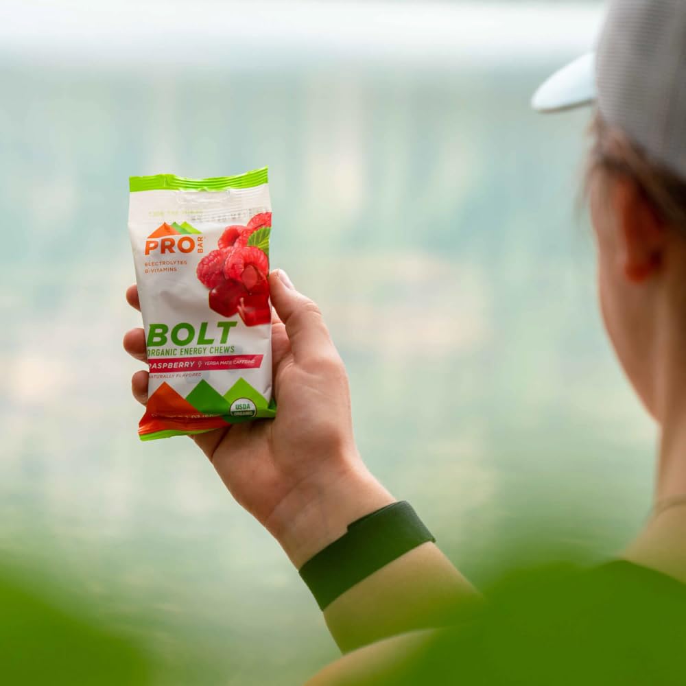 PROBAR BOLT organic ingredients panel with Non-GMO labels
